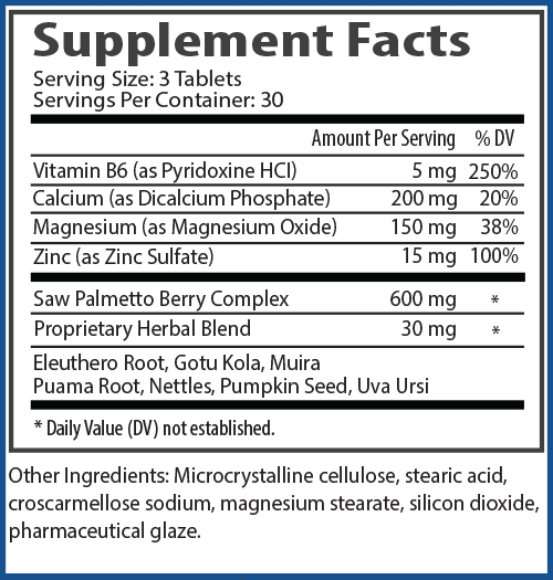   Procerin Suppelement Facts  
